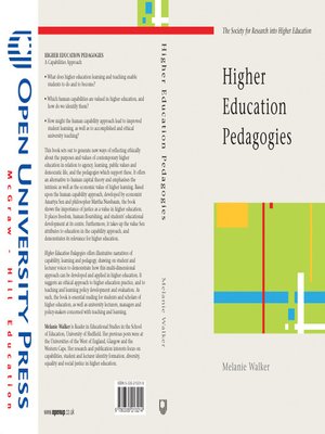 cover image of Higher Education Pedagogies